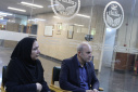 بازدید مدیر کل امور دانشجویی از بخش نابینایان کتابخانه مرکزی