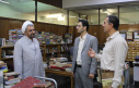 بازدید مسئولان دانشگاه بوعلی سینا از کتابخانه مرکزی دانشگاه تهران