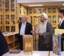 بازدید ریاست محترم دانشگاه تهران از کتابخانه مرکزی
