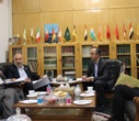 بازدید ریاست محترم دانشگاه تهران از کتابخانه مرکزی