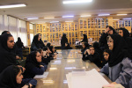 بازدید دانش آموزان و دبیران دبیرستان دولتی دخترانه بانو عفت آهنگری شهر ری از کتابخانه مرکزی