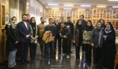 بازدید راه‌یافتگان نهایی رقابت‌های ملی «جانا بوم» از کتابخانه مرکزی