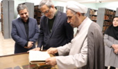 بازدید مدیرعامل ایرنا از کتابخانه مرکزی دانشگاه تهران