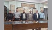 بازدید جناب آقای صلاح السراج از عتبه عباسیه از بخش خطی و موزه کتابخانه مرکزی