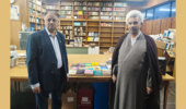 اهدی ۲۰ کتاب از آثار "زاهد منیر عامر" استاد زبان اردو و پاکستان‌شناسی به کتابخانه مرکزی